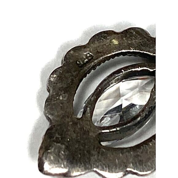 925 Marsala Earrings Sterling Silver Drops Dangles Vintage 4.20g - Picture 6 of 11